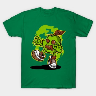 APPLE ZOMBIE CARTOON T-Shirt